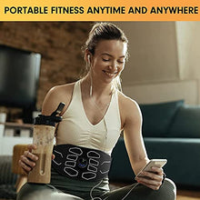 Load image into Gallery viewer, MarCoolTrip MZ ABS Stimulator, Ab Machine, Abdominal Toning Belt Muscle Toner Fitness Training Gear Ab Trainer Equipment for Home MZ-7
