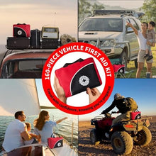 Load image into Gallery viewer, Protect Life Survival First Aid Kit for Home/Business, Camping Survival Kits | Mini Travel First Aid Kit | Camping Equipment | Small Kits for Car | Outdoor Emergency Survivals Pack - 160pcs
