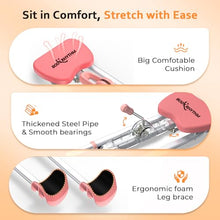 Load image into Gallery viewer, BODY RHYTHM Leg Stretcher - Split Machine for Leg Stretching - Flexibility Stretching Equipment - Ballet, Yoga, Dance, Martial Arts, MMA - Home Yoga Gym Fitness (Pink)
