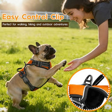 Load image into Gallery viewer, No Pull Dog Harness, No-Choke Soft Padded Reflective Dog Vest Harness with Front Clip &amp; Top Handle, 2 Quick-Release Buckles, Adjustable for Small Medium Large Dogs
