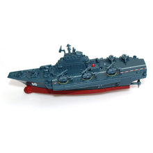 Load image into Gallery viewer, Military Remote Control Aircraft Carrier Model RC Boat Ship Speedboat Yacht Electric Water Toy - Blue (2.4G, No Antenna)
