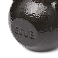 Load image into Gallery viewer, Amazon Basics Cast Iron Kettlebell for Strength Training, Wide Handle, 60 Pounds, Black
