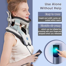 Load image into Gallery viewer, ALPHAY Cervical Neck Traction Device,Electric Air Pump with 3 Power Traction, Built-in 8 Airbag, Neck Pain Relief and Relaxation

