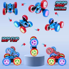 Load image into Gallery viewer, Hamdol Remote Control RC Car for Kids 6-12, High-Speed 4WD Stunt Car with LED Lights
