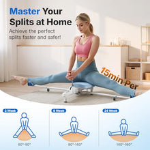 Load image into Gallery viewer, MERACH Split Machine, Stretching Equipment for Flexibility, 180° Leg Stretcher with 6-Level Length Adjustment &amp; Comfortable Pad, Home Stretch Machine for Dance, Gymnastics, 300lbs Capacity (Blue)
