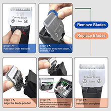 Load image into Gallery viewer, 8 Pc Dog Grooming Blade Compatible with Andis/Oster A5/Wahl KM10Dog Clipper
