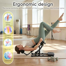Load image into Gallery viewer, Hiborth Mini Inversion Table, Spinal Decompression Machine for Back Pain Relief, 330 lbs Weight Capacity, Foldable Back Stretcher for Home Gym, Inversion Equipment for Full Body Relaxation Black
