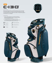 Load image into Gallery viewer, Sun Mountain Men's C130 Cart Golf Bag, 2026 Model, Otter Cadet Leather
