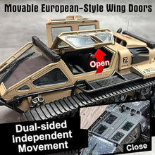 Load image into Gallery viewer, XINGRUI 1:16 Scale Remote Control Car Military Crawler Off-Road RC Tank with 4WD, Adjustable Speed/Steering
