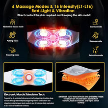 Load image into Gallery viewer, abs Stimulator Abdominal Massager with Heat &amp; Redlight &amp; Vibration &amp; Electric Muscle Stimulator, Tactical x abs Toner Belt for Belly Fat Burning Stomach Cellulite, Lower Back Massagr for Pain Relief
