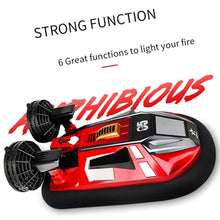 Load image into Gallery viewer, Remote Control Boat Hovercraft for 14Y+ Beginners RC Amphibious Watercraft
