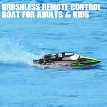 Load image into Gallery viewer, volantexrc Brushless RC Boats for Adults, 30+MPH Fast Remote Control Boat (797-4 Brushless Black)
