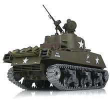 Load image into Gallery viewer, Heng Long US in Stock, 1/16 Customized Pro Version 7.0 M4A3 Sherman RC Tank 3898 Barrel Retractable Idle Smoking
