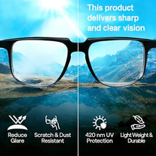 Load image into Gallery viewer, DOERAYMI Blue Light Glasses-Fashion Square Eyeglasses,Anti UV Ray &amp; Blue Light Glasses for Woman/Men
