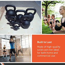 Load image into Gallery viewer, Body Sport Cast Iron Kettlebell, 20 lb. – Strength &amp; Core Training Equipment
