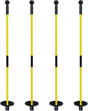 Load image into Gallery viewer, CRESTGOLF Golf Flagstick GFRP Shaft Putting Green Pin Aluminum Threaded Connection Ultra Lightweight High Strength Flag Stick Flagpole 3-Section Design
