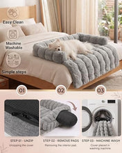 Load image into Gallery viewer, IUUI Dog Bed/Mat for Couch,Faux Rabbit Fur Pet Sofa Furniture Protector
