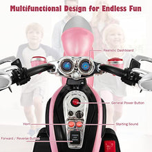 Load image into Gallery viewer, Costzon Kids Motorcycle, 6V Battery Powered Ride on Chopper Motorcycle w/Horn, Headlight
