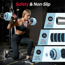 Load image into Gallery viewer, PASYOU Adjustable Dumbbell Set, 45lbs Free Weight Set with Connector, 5 in 1 Weight Set Used as Kettlebells, Barbell, Push up Stand, Fitness Exercises for Home Gym Suitable Men/Women
