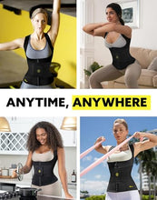 Load image into Gallery viewer, HOT SHAPERS Cami Hot Waist Cincher with Waist Trainer – Hourglass Essentials- Black (Small)
