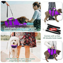 Load image into Gallery viewer, Fragralley Dog Life Jacket with Self-Locking Zipper, High-Buoyancy Ripstop Dog Swimming Vest, Floating Vest with Rescue Handle for Swimming and Boating, PFD Available for Small, Medium, and Large Dogs
