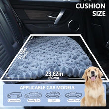 Load image into Gallery viewer, Dog Car Seat Waterproof Bed Cover Non-Slip Car Back Seat Soft and Comfortabl Pet Bed Mat Car Blanket for Travel Backseat Extender Seat Covers Dog Bed for Cars Trucks and SUVs (Grey Cover 23.6” x 51”)
