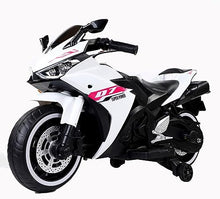 Load image into Gallery viewer, Children's Electric Motorcycle - 12V Electric Motorcycle, Manual Throttle, LED Wheel hub, Music Function,
