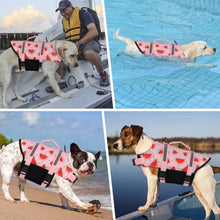 Load image into Gallery viewer, Doglay Dog Life Jacket, Dog Life Vest for Swimming Boating, Adjustable Puppy Life Jacket with Reflective Stripes, Superior Buoyancy Pet Swimming Vest for Small Medium and Large Dogs
