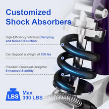 Load image into Gallery viewer, BlessReach All Terrain Foldable Knee Scooter Walker, Disc Brake Knee Walker for Foot Injuries, Compact Crutches Alternative (Purple)
