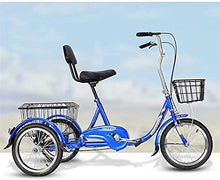Load image into Gallery viewer, Adult Tricycle - 3 Wheel Bikes for Adults Shopping 16 Inch Adult Tricycle 3 Wheel Bike with Large Basket Seniors Trike
