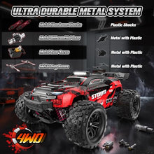 Load image into Gallery viewer, Lvcdzr 1:18 RC Cars, 2.4GHz 4WD High Speed 40 KM/H Remote Control car with Drift Wheel
