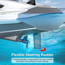 Load image into Gallery viewer, SVERTIBO Fast RC Boat for Adults, 20KM/H High Speed Racing Boats, Self-Righting (Silver)
