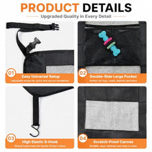 Load image into Gallery viewer, Dog Car Barrier, Dog Car Net Barrier, Heavy Duty Canvas Seat Divider with Belt Set, Double-Sided Organizer, Adjustable Pet Safety Kit, Precision Fit for SUV &amp; Cars
