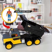 Load image into Gallery viewer, Cat Construction Workforce Hauler Action Set, 18-Piece Kids Construction Toy Playset with Freewheeling Hauler Truck, Lights &amp; Action-Activated Sounds, 4-Inch Figure, Tools &amp; Accessories, Ages 3+
