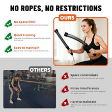 Load image into Gallery viewer, Weighted Ropeless Battle Rope, Heavy Duty Battle Sticks, Portable Fitness Equipment for Home Gym, HIIT, Cardio &amp; Full Body Strength Training for Men &amp; Women
