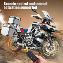Load image into Gallery viewer, RC Motorcycle Model for Adult, 1/6 Scale R1250GS Dynamic Motorbike Display with Ignition Sound
