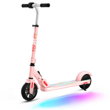 Load image into Gallery viewer, New Upgraded Electric Scooter for Kids Ages 6-12, Foldable Kids Electric Scooter w/Maximum Weight Capacity 110 lbs, Pink.
