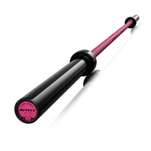 Load image into Gallery viewer, RitFit 7ft Olympic Barbell Bar, General Purpose Weight Bar Suitable for Olympic Lifts and Power Lifts, 500LBS Capacity
