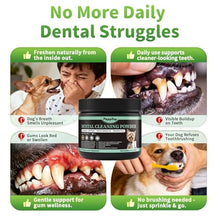 Load image into Gallery viewer, Dog Dental Powder, Teeth Cleaning Powder, Plaque &amp; Tartar Off, 150 Servings
