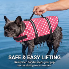 Load image into Gallery viewer, Doglay Dog Life Jacket with Rescue Handle, Dog Life Vest for Swimming Boating, Adjustable Reflective Puppy Swim Vest with Superior Buoyancy for Small Medium Large Dogs
