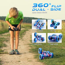 Load image into Gallery viewer, Zalneo Remote Control Stunt Car 4WD 360° Flip Double‑Sided RC Cars, LED Light Bar, USB‑C
