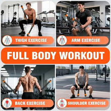 Load image into Gallery viewer, Flexella Ropeless Battle Ropes with Adjustable Weights, Portable Cordless Battle Ropes for Home Gym, HIIT &amp; Low Impact Cardio Workouts, Compact Gym Equipment for Men &amp; Women (Pink)
