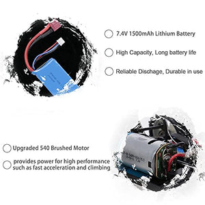 1:18 Scale 2.4GHz RC Cars, 70KM/H High Speed Remote Control Car, 4WD All Terrain Off Road Monster RC Truck
