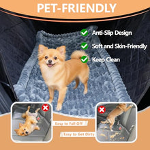 Load image into Gallery viewer, CoSofSLIP Dog Car Seat Cover 2 Piece Seat Waterproof Hammock and Grey Cover,Scratch Proof Nonslip Back Seat Pet Bed Mat for Travel Durable Soft Back Seat Covers for Cars Trucks and SUVs
