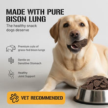 Load image into Gallery viewer, Dog Chits Bison Lung Fillets for Dogs – All-Natural, High Protein Single Ingredient Dog Treats Bison Lung Dog Treats – Grain-Free, Low-Fat – Safe with Sensitive Stomachs – 10 oz
