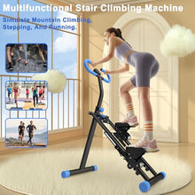 Load image into Gallery viewer, Stair Stepper for Home-Upgrade Vertical Climber Workout Machine for Full-Body Exercise -Blue
