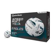 Load image into Gallery viewer, TaylorMade Golf SpeedSoft NFL Ink Golf Balls, Philadelphia Eagles, 1 Dozen
