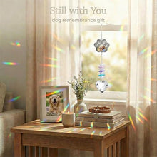 Load image into Gallery viewer, Dog Memorial Gifts for Loss of Dog, Personalized Pet Memorial Crystal Suncatcher with Photo, Pet Loss, Loss of Dog Sympathy Gifts, Dogs and Cat Remembrance Bereavement Passing Away Keepsake
