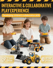 Load image into Gallery viewer, Remote Control Excavators with 360 Rotation, Metal Parts, Little Builders, Big Action(1pc-1)
