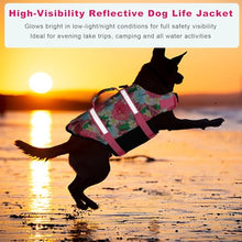 Load image into Gallery viewer, Doglay Dog Life Jacket, Dog Life Vest for Swimming Boating, Adjustable Puppy Life Jacket with Reflective Stripes, Superior Buoyancy Pet Swimming Vest for Small Medium and Large Dogs
